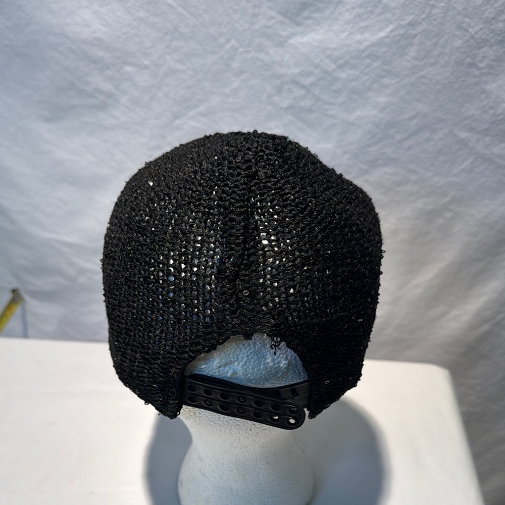 Black Knit Women's Hat - Picture 4 of 10